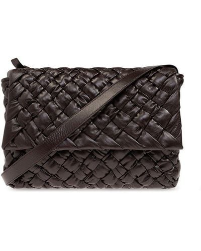 Bottega Veneta 'rumple Medium' Shoulder Bag, - Black