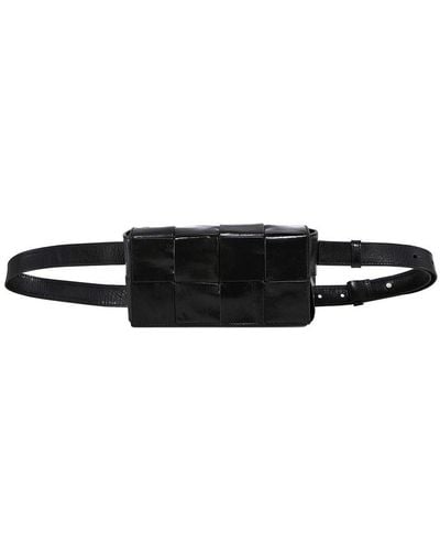 Bottega Veneta Mini Cassette Belt Bag - Black