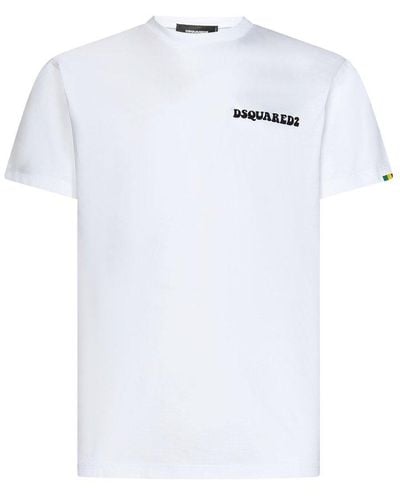 DSquared² D2 Jamaican Logo Cool T-shirt - White