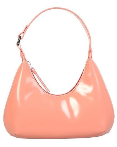 BY FAR Amber Zipped Baby Shoulder Bag - Pink