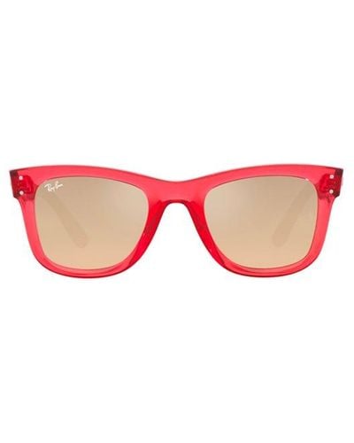 Ray-Ban Square Frame Sunglasses - Pink