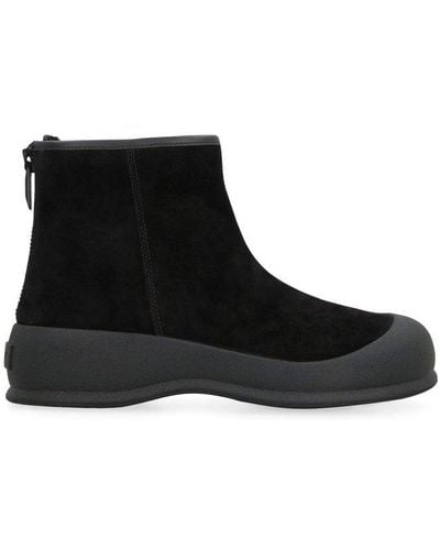 Bally Suede Ankle Boots Carsey - Black