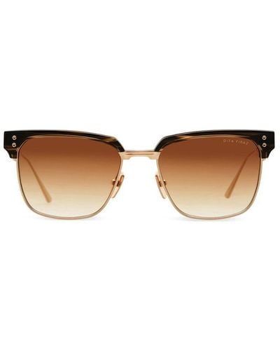 Dita Eyewear Square-frame Sunglasses - Brown