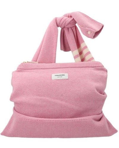 Thom Browne 'sweater Bag' Crossbody Bag - Pink