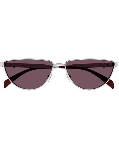 Alexander McQueen Cat-eye Frame Sunglasses - Purple