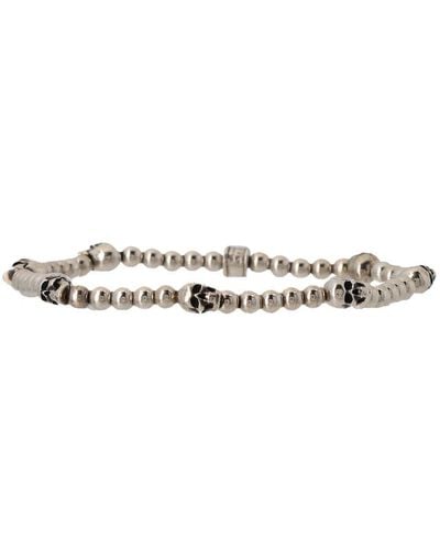 Alexander McQueen 'beads' Bracelet - White