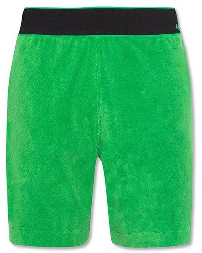 Bottega Veneta Shorts With Logo - Green