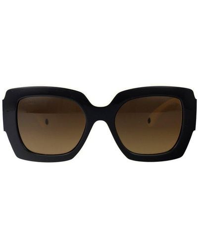 Chanel Square Frame Sunglasses - Brown