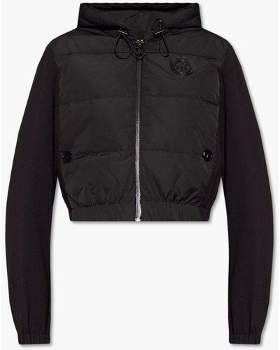 Womens Michael Kors Packable Down Puffer Jacket Bubble Coat 34 Black Gold   eBay