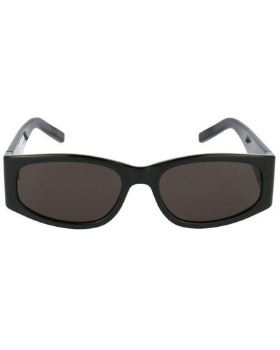 Saint Laurent Rectangular Frame Sunglasses - Black