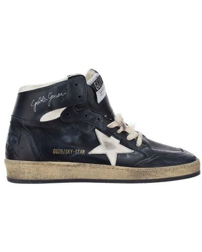 Golden Goose Star Patch High-top Sneakers - Black