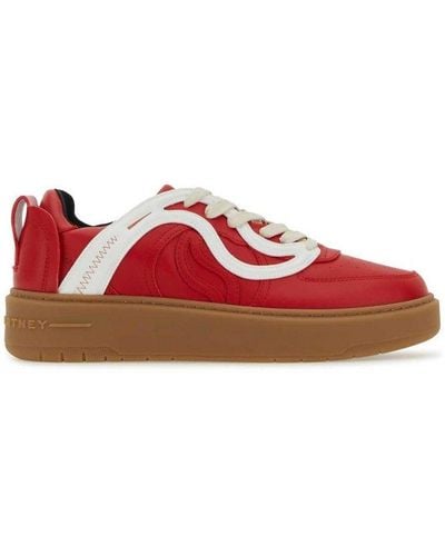 Stella McCartney S-wave 1 Lace-up Trainers - Red