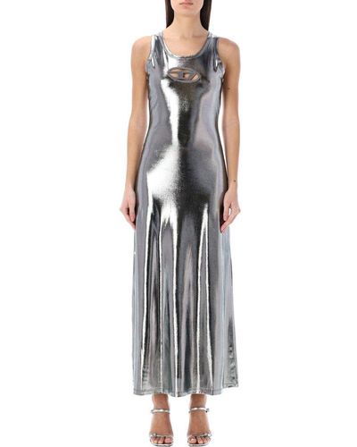 DIESEL D-lyny Long Dress - Metallic