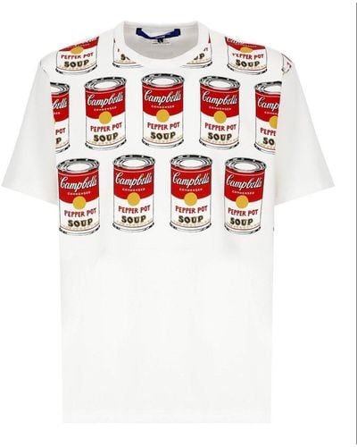 Junya Watanabe 'soup Andy Warhol' T-shirt - White
