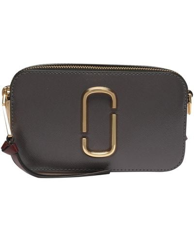 MARC JACOBS THE SNAPSHOT LEATHER BROWN CAMERA BAG - CRTBLNCHSHP