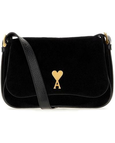Ami Paris Shoulder Bags - Black