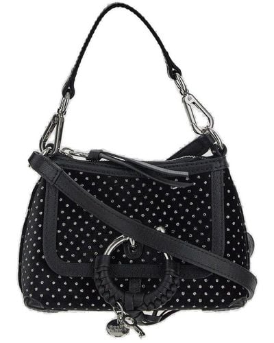 See By Chloé Joan Zip-up Mini Top Handle Bag - Black