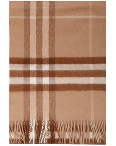 Burberry The Classic Check Scarf - Natural