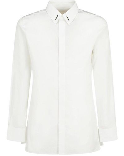 Givenchy Concealed Buttoned Shirt - White
