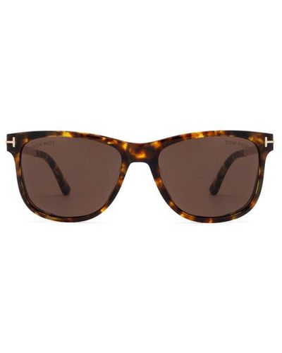Tom Ford Sinatra Square Frame Sunglasses - Brown