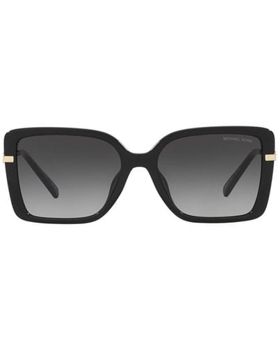 Michael Kors Rectangular Frame Sunglasses - Black