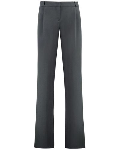 Coperni Low-rise Straight-leg Tailored Trousers - Grey