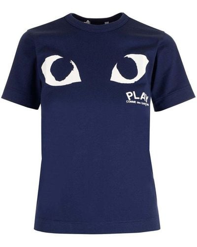 COMME DES GARÇONS PLAY Classic Fit T-shirt - Blue