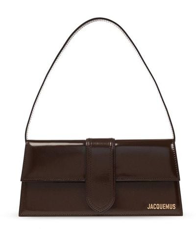 Jacquemus Le Bambino Long Leather Shoulder Bag - Brown