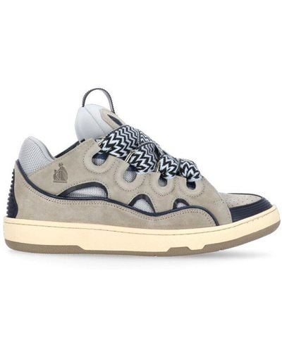 Lanvin Curb Lace-up Sneakers - White