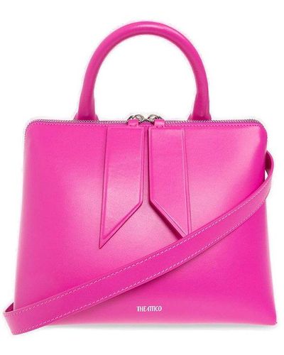 The Attico Monday Zipped Tote Bag - Pink