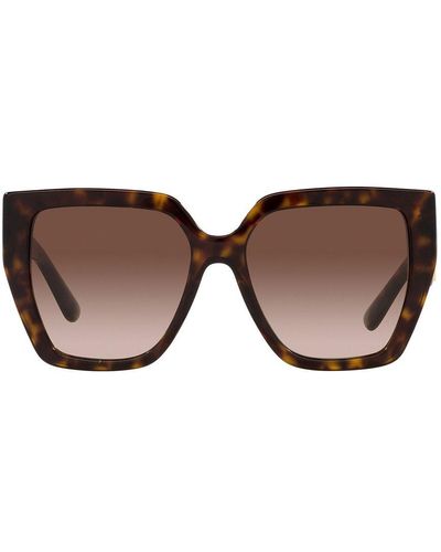 Dolce & Gabbana Square Frame Sunglasses - Brown