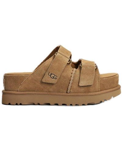 UGG Goldenstar Double-buckled Slippers - Brown