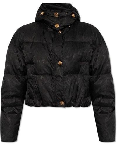 Versace Jacket With Detachable Hood - Black