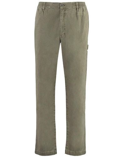 Moschino Cotton Trousers - Green