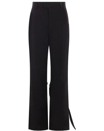 Ann Demeulemeester Double Layer Aude Pants - Black