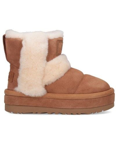 UGG Classic Chillapeak Round Toe Boots - Brown