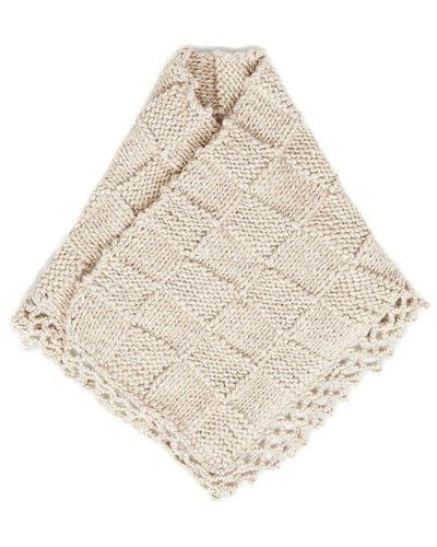 Kiko Kostadinov Aspasia Crochet Scarf - Natural