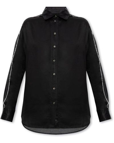 DIESEL Relaxed-Fitting Shirt - Black