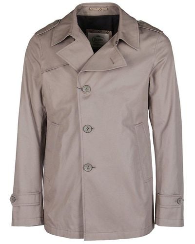 Herno Single Breasted Coat - Grey