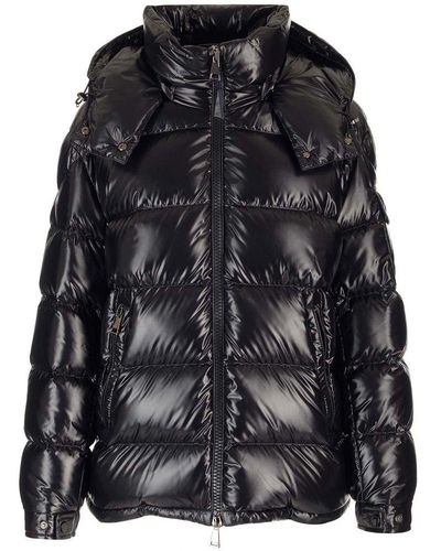 Moncler Maire Hooded Quilted Jacket - Black