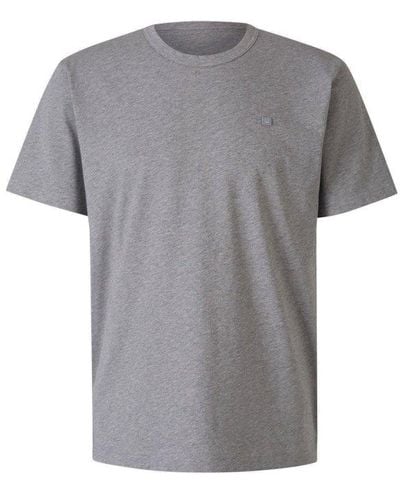 Acne Studios Logo Patch Crewneck T-shirt - Grey