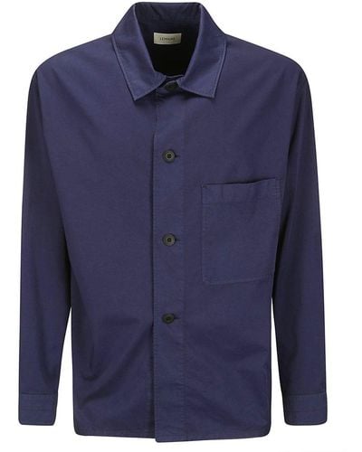 Lemaire Ls Pyjama Shirt - Blue