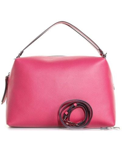 Gianni Chiarini Zip-up Shoulder Bag - Pink