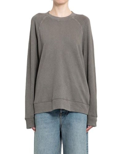 James Perse Vintage French Terry Relaxed Sweatshirt - Grey