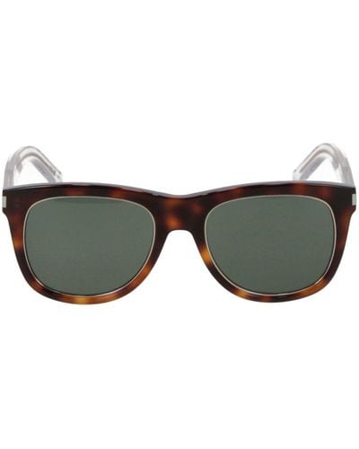 Saint Laurent Sl 51 Square Frame Sunglasses - Grey