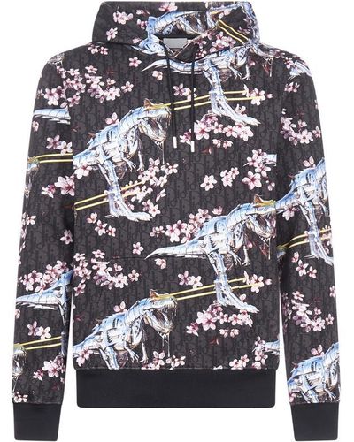 Dior Homme Saddle Bag Print Hoodie in White for Men