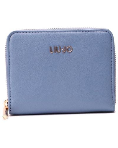 Liu Jo Logo-lettering Zipped Wallet - Blue