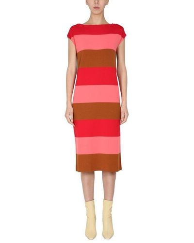 Woolrich Long Knit Dress - Red