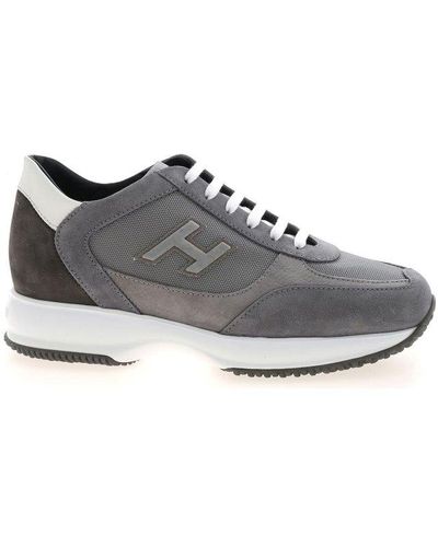 Hogan Interactive Lace up Sneakers in White for Men Lyst UK