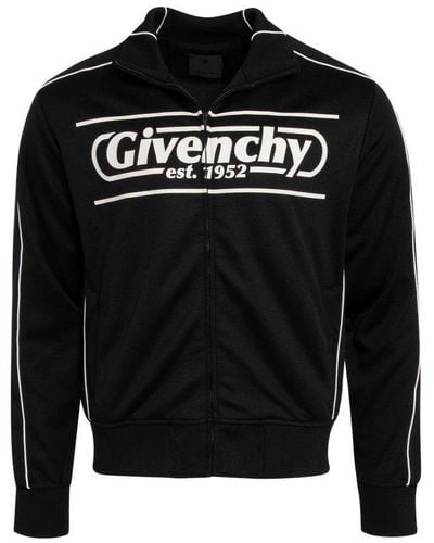 Givenchy Logo Printed Zipped Tracksuit - Black